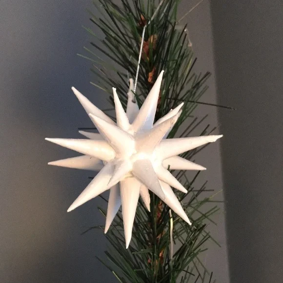 Moravian Star Handcrafted wooden beautiful ornamen - Picture 2 of 8